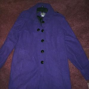 Purple worthington coat